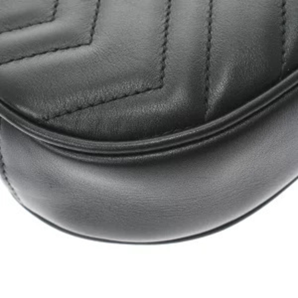 Gucci GG Marmont Belt Bag Black Leather Body - Picture 5 of 9